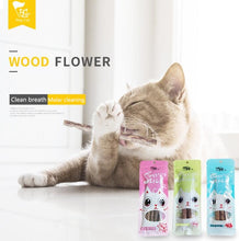 Load image into Gallery viewer, 2/5pcs Cat Cleaning Teeth Natural Catnip Pet Cat Molar Toothpaste Stick Matatabi Actinidia Fruit Silvervine Cat Snacks Sticks