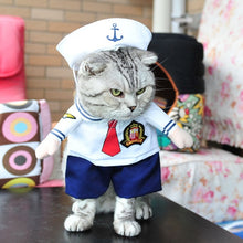 Load image into Gallery viewer, 8 Patterns Funny Halloween Cat Costume Nurse Police Doctor Cosplay Suits For Small Cats Dogs Chihuahua Pet Puppy Uniform Clothes