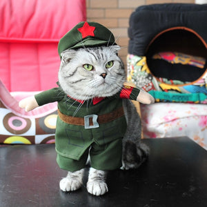 8 Patterns Funny Halloween Cat Costume Nurse Police Doctor Cosplay Suits For Small Cats Dogs Chihuahua Pet Puppy Uniform Clothes