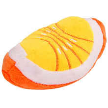 Load image into Gallery viewer, Pet Toys Funny Cartoon Cute Fruit Bite Resistant Plush Squeaky Toy Pet Chew Toy For Cats Pet Interactive Supplies Pet Partner