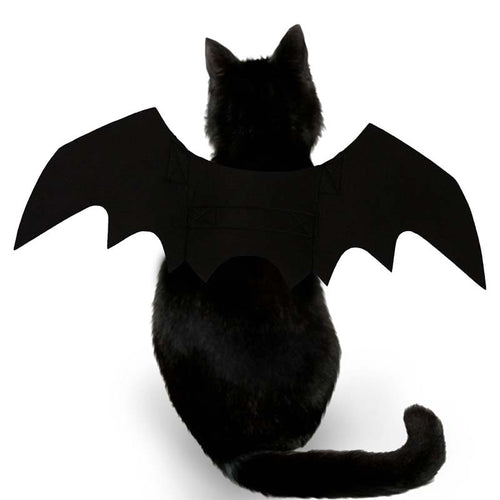 Halloween Pet Dog Cat Bat Wing Costume Puppy Kittens Black Felt Bat Wing For Halloween Party Masquerade Decor Costume Accessory