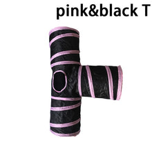 Load image into Gallery viewer, 2/3/4/5 Holes Pet Cat Tunnel Toys Foldable Pet Cat Training Toy Interactive Tube Fun Toy For Cat Rabbit Animal Play Tunnel Tube