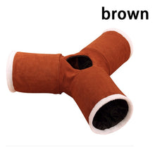 Load image into Gallery viewer, 2/3/4/5 Holes Pet Cat Tunnel Toys Foldable Pet Cat Training Toy Interactive Tube Fun Toy For Cat Rabbit Animal Play Tunnel Tube
