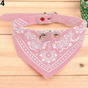 Fashion Small Adjustable Pet Dog Cat Bandana Scarf Collar Neckerchief Pet Ties