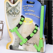 Load image into Gallery viewer, Cat Harness And Leash Hot Sale 3 Colors Nylon Products For Animals Adjustable Pet Traction Harness Belt Cat Kitten Halter Collar