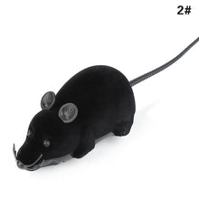 Load image into Gallery viewer, Hot selling New Black White Funny Pet Cat mice Toy Wireless RC Gray Rat Mice Toy Remote Control mouse For kids toys freeshipping