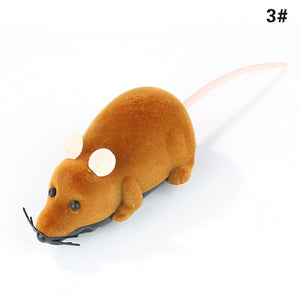 Hot selling New Black White Funny Pet Cat mice Toy Wireless RC Gray Rat Mice Toy Remote Control mouse For kids toys freeshipping