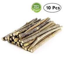 Load image into Gallery viewer, Cat Catnip Sticks Pet Teeth Cleaning Chew Toy for Cats 100% Natural Matatabi Actinidia Silver Vine Dental Treats Molar Sticks