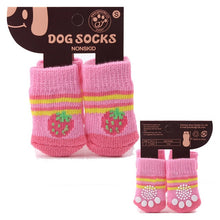 Load image into Gallery viewer, Cotton Rubber Sole Non-slip Breathable Washable Pet Dog Socks For Big Dog Outdoor Sport Dog Socks Winter