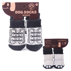 Cotton Rubber Sole Non-slip Breathable Washable Pet Dog Socks For Big Dog Outdoor Sport Dog Socks Winter