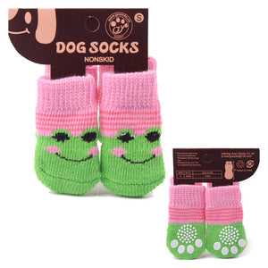 Cotton Rubber Sole Non-slip Breathable Washable Pet Dog Socks For Big Dog Outdoor Sport Dog Socks Winter