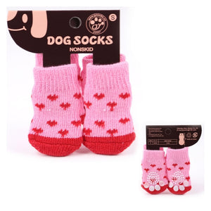 Cotton Rubber Sole Non-slip Breathable Washable Pet Dog Socks For Big Dog Outdoor Sport Dog Socks Winter