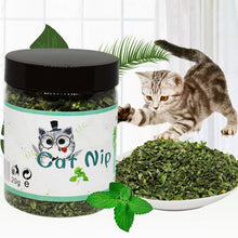 Load image into Gallery viewer, Organic 100% Natural Premium Catnip Cattle Grass 10g/20g/30g Menthol Flavor Funny Cat Toys Pet Healthy Safe Edible Treating