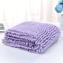 Load image into Gallery viewer, Ultra-absorbent soft Dog Bath Towel Multipurpose cat dog Pet Drying Towel blanket Large bath towel Chenille fiber pet towel