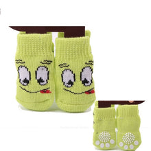 Load image into Gallery viewer, Lovely Pet Socks Antiskid Teddy Dog Socks Panda 4Pcs Pet Knits Socks Anti Slip Skid Bottom