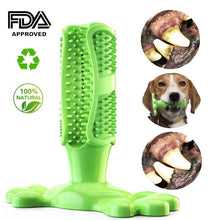 Load image into Gallery viewer, Dog Toothbrush Dog Chew Tooth Cleaner Brushing Stick Natural Rubber Doggy Puppy Dental Care Dog Chew Toys Toothbrush for Pet